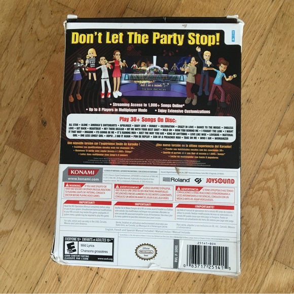 Nintendo Wii Karaoke Joysound Game - Picture 2 of 5